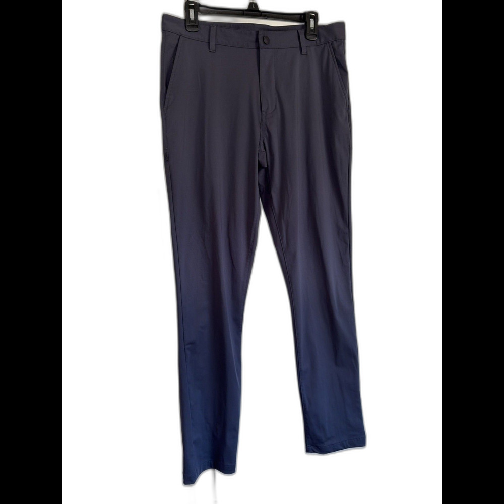 Men’s Rhône Commuter Slim Pants Chinos Trousers Gray Size 33 X 31